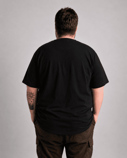 Motley Denim Milan T-shirt Preto - T-shirts - T-shirts Homem Tamanhos Grandes