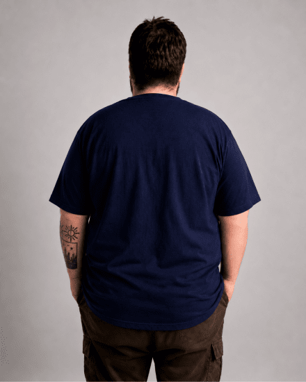 Motley Denim Milan T-shirt Azul marinho - T-shirts - T-shirts Homem Tamanhos Grandes