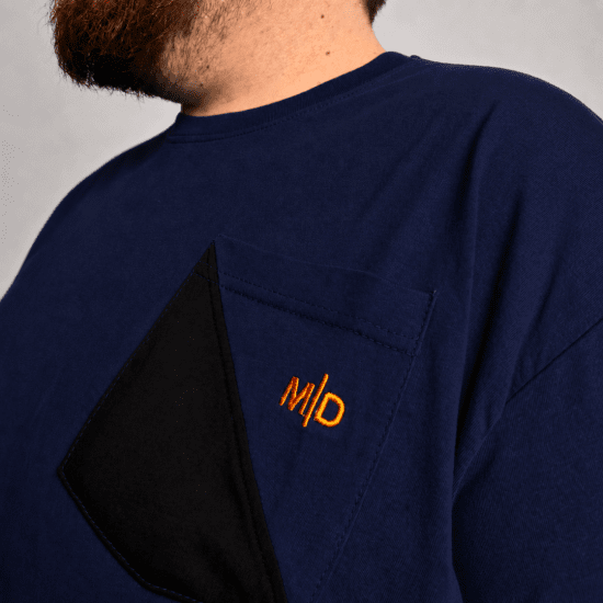 Motley Denim Milan T-shirt Azul marinho - T-shirts - T-shirts Homem Tamanhos Grandes