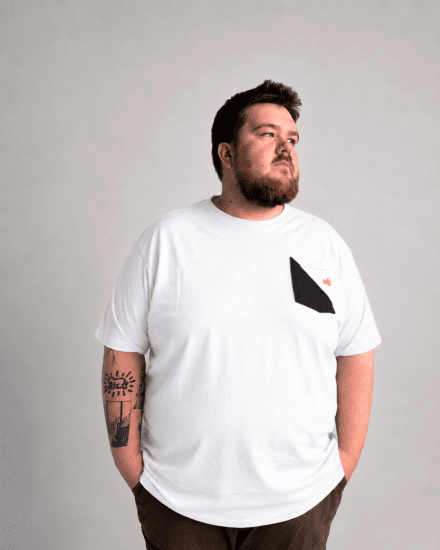 Motley Denim Milan T-shirt Branco - T-shirts - T-shirts Homem Tamanhos Grandes