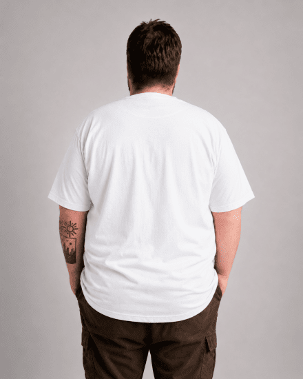 Motley Denim Milan T-shirt Branco - T-shirts - T-shirts Homem Tamanhos Grandes