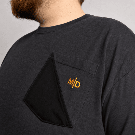 Motley Denim Milan T-shirt Antracite - T-shirts - T-shirts Homem Tamanhos Grandes