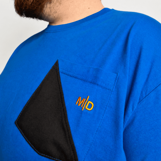 Motley Denim Milan T-shirt Azul royal - T-shirts - T-shirts Homem Tamanhos Grandes