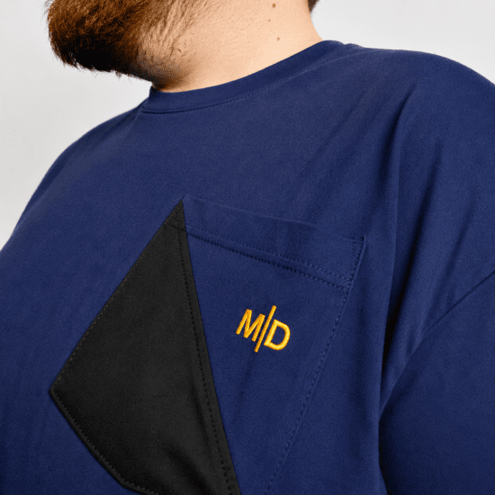 Motley Denim Milan T-shirt Índigo escuro - T-shirts - T-shirts Homem Tamanhos Grandes