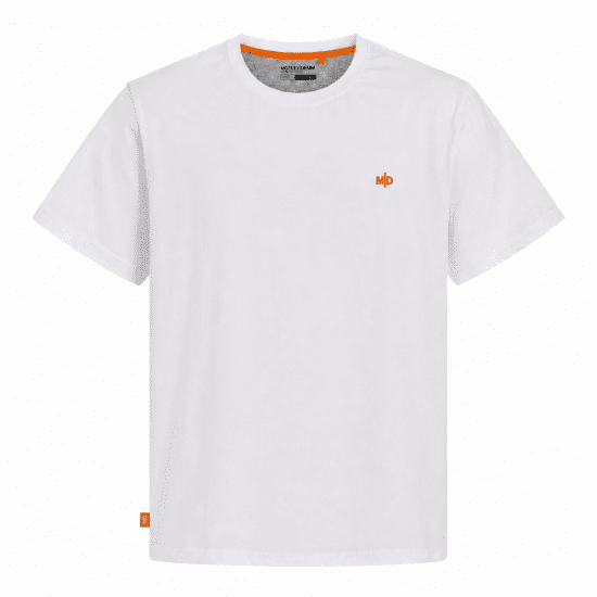 Motley Denim Stockholm T-shirt White - T-shirts - T-shirts Homem Tamanhos Grandes