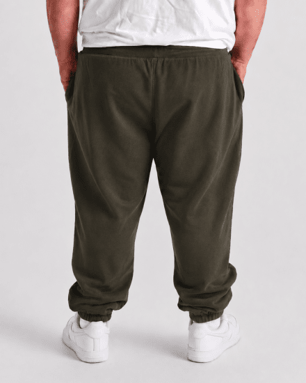 Motley Denim Berlin Sweatpants Dark Khaki - Calças & calções de fato de treino - Calças de Fato de Treino Tamanhos Grandes 
