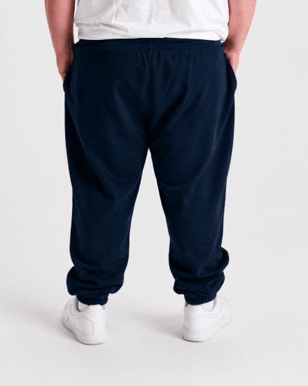 Motley Denim Berlin Sweatpants Navy - Calças & calções de fato de treino - Calças de Fato de Treino Tamanhos Grandes 