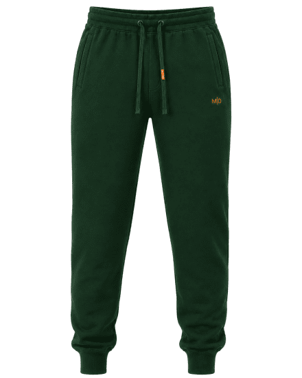 Motley Denim Berlin Sweatpants Racing Green - Calças & calções de fato de treino - Calças de Fato de Treino Tamanhos Grandes 
