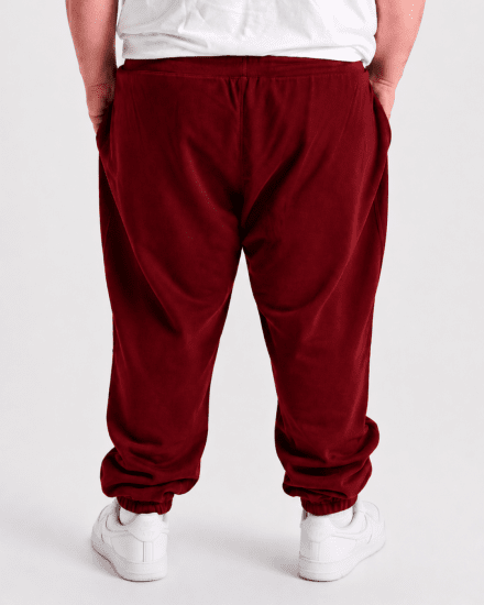 Motley Denim Berlin Sweatpants Red - Calças & calções de fato de treino - Calças de Fato de Treino Tamanhos Grandes 