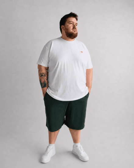Motley Denim Paris Sweatshorts Racing Green - Calças & calções de fato de treino - Calças de Fato de Treino Tamanhos Grandes 