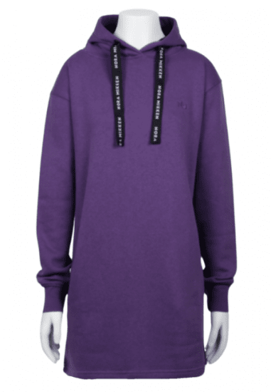 Nora Mikken KRISTINA Long Hoodie Purple - Sweatshirt & camisolas com capuz - 