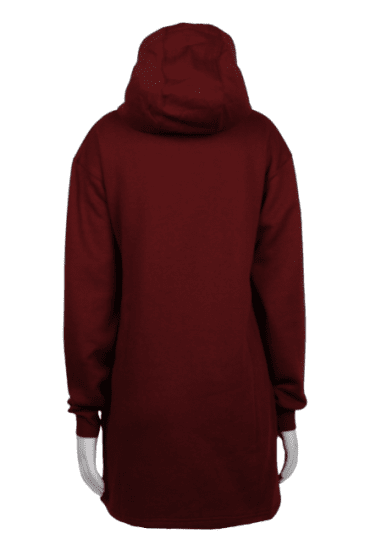 Nora Mikken KRISTINA Long Hoodie Burgundy - Sweatshirt & camisolas com capuz - 