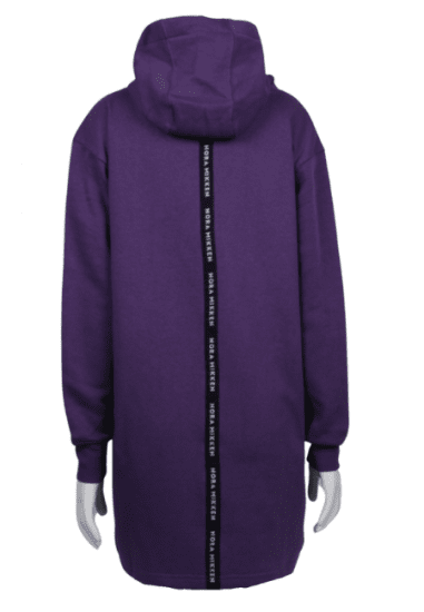 Nora Mikken KADRI WHITE Long Hoodie Purple - Sweatshirt & camisolas com capuz - 