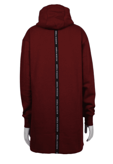 Nora Mikken KADRI Long Hoodie Burgundy - Sweatshirt & camisolas com capuz - 