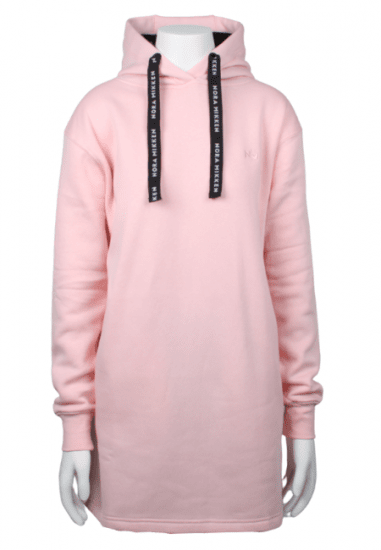 Nora Mikken KRISTINA Long Hoodie Pink - Sweatshirt & Camisolas com Capuz - 