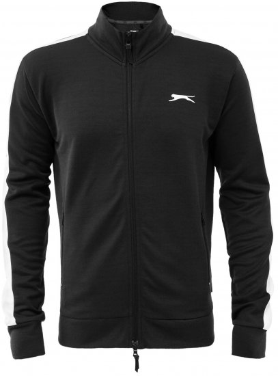Slazenger Vince track Jacket Black - Sweatshirts & hoodies - Sweatshirt & Camisolas com Capuz tamanhos grandes