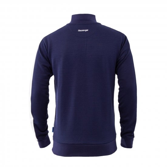 Slazenger Vince Track Jacket Navy - Sweatshirts & hoodies - Sweatshirt & Camisolas com Capuz tamanhos grandes