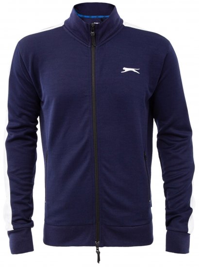 Slazenger Vince Track Jacket Navy - Sweatshirts & hoodies - Sweatshirt & Camisolas com Capuz tamanhos grandes