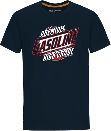 Motley Denim Watford T-Shirt Navy - T-shirts - T-shirts Homem Tamanhos Grandes