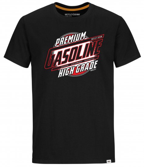 Motley Denim Watford T-Shirt Black - T-shirts - T-shirts Homem Tamanhos Grandes