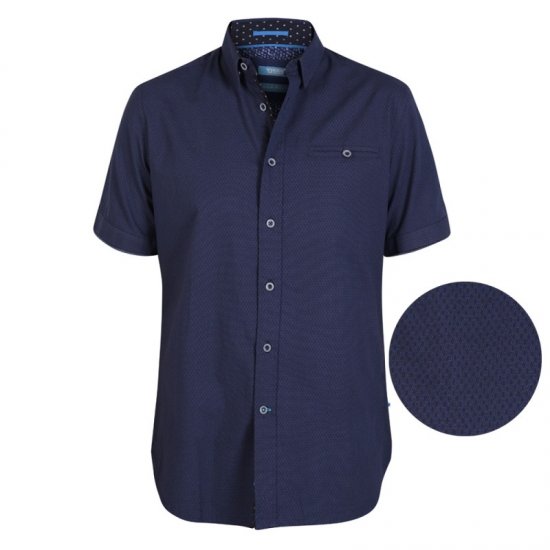 D555 Wesson Shirt Navy - Camisas - Camisas Homem Tamanhos Grandes