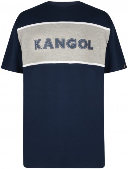 Kangol Whistler T-shirt Navy - T-shirts - T-shirts Homem Tamanhos Grandes