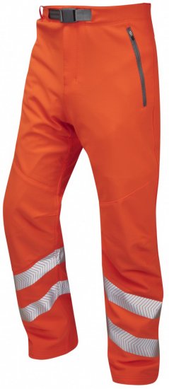 Leo Landcross Stretch Pants Hi-Vis Orange - Roupa de trabalho - Roupa de Trabalho Tamanho Grande Homem