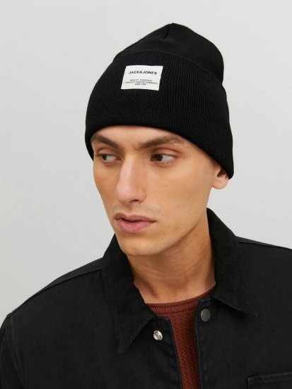 Jack & Jones Long Knit Gorro Preto - Gorros - 