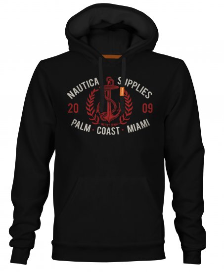 Motley Denim Yarm Hoodie Black - Sweatshirts & hoodies - Sweatshirt & Camisolas com Capuz tamanhos grandes