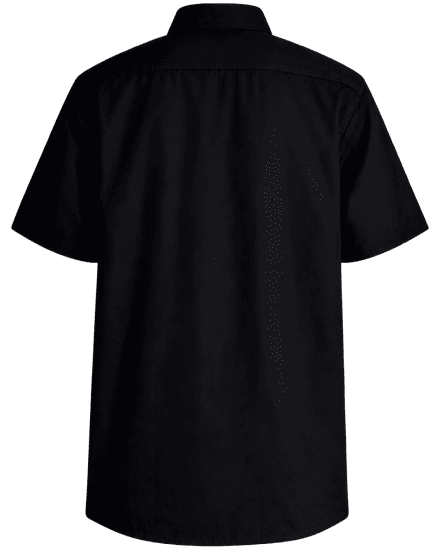 Motley Denim Zagreb Camisa de manga curta Preto - Camisas - Camisas Homem Tamanhos Grandes