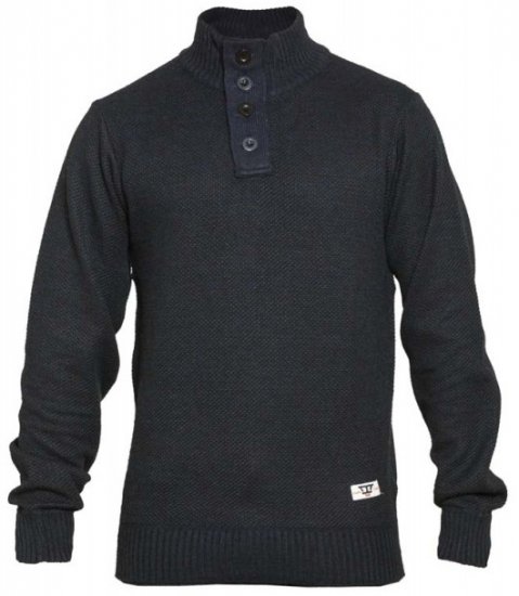 D555 Zane Sweater Navy - Sweatshirts & hoodies - Sweatshirt & Camisolas com Capuz tamanhos grandes