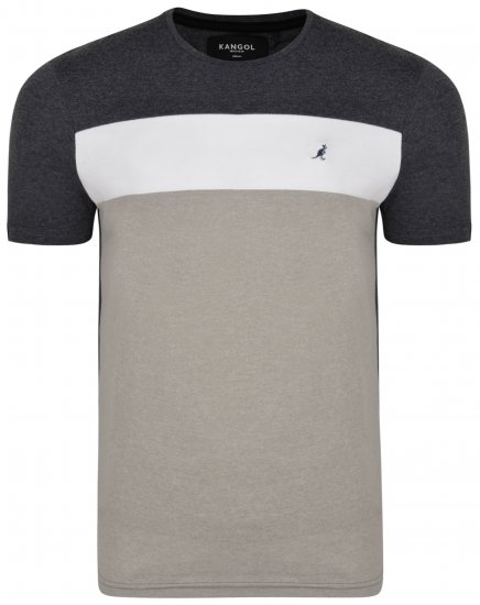 Kangol Zeek T-shirt Grey - T-shirts - T-shirts Homem Tamanhos Grandes